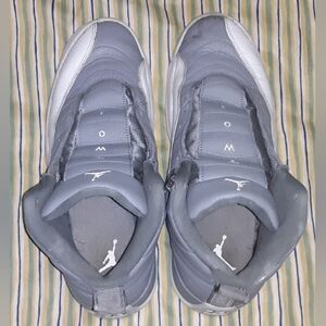 Jordan 12 Stealth Sneakers, Men 11, 2022, pre-owned, no laces